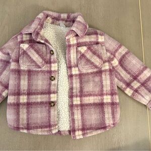 Carter's Pink Plaid Kids Jacket